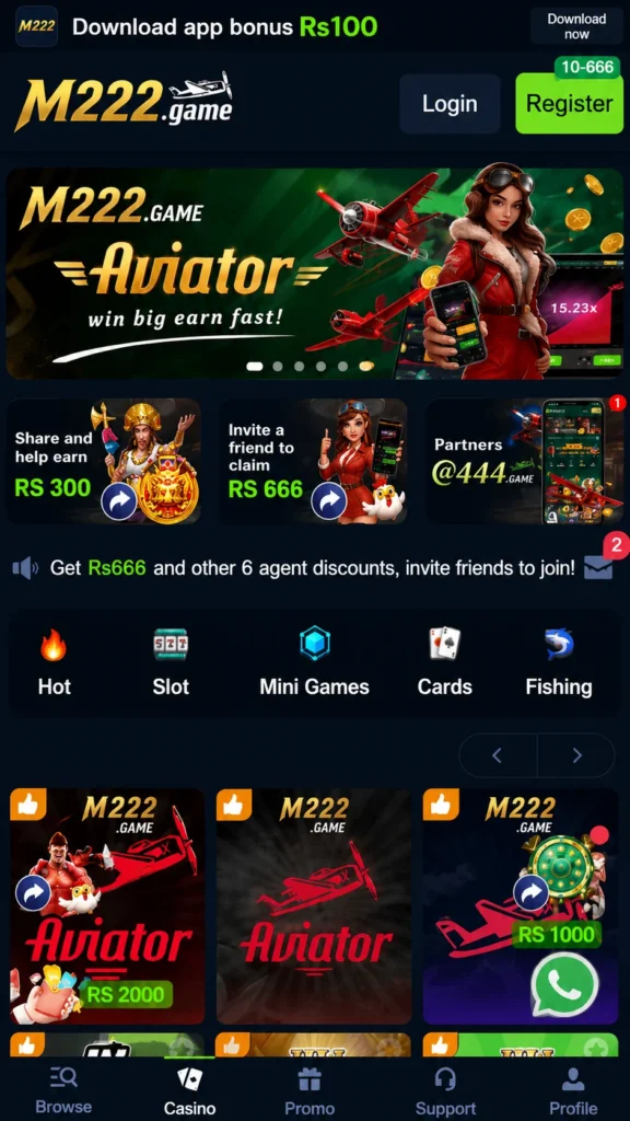 M222 Game Login